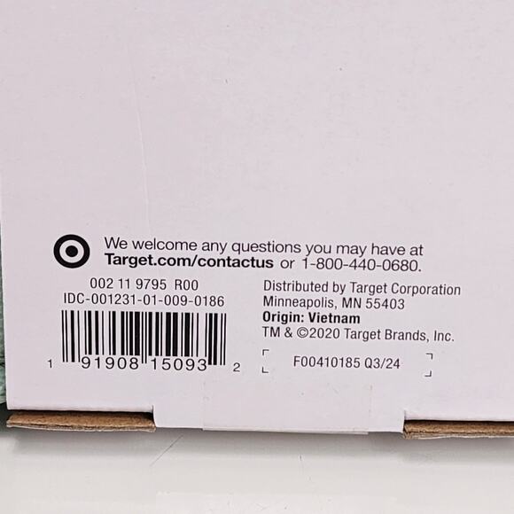 Target Room Essentials 11" Fabric Mint Collapsible Storage Cube Bin NEW in Box - Picture 4 of 5